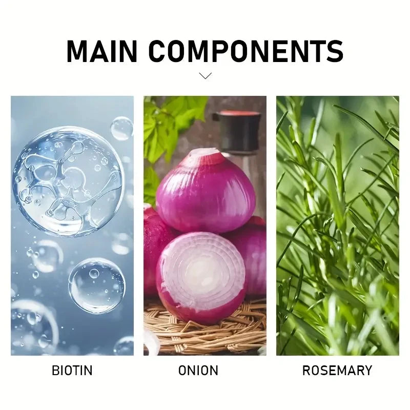 Biotin, Rosemary & Onion Premium Hair Oil™ Aceite Capilar con Biotina, Romero y Cebolla