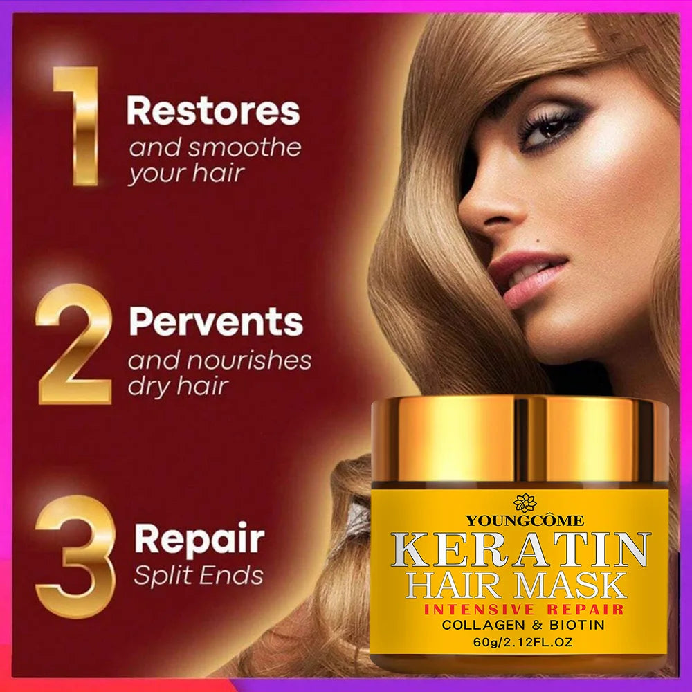 Keratin Intensive Repair Mask™ Mascarilla reparadora del cabello