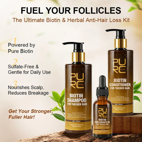 Biotin Full-Growth Ritual™ champú para el crecimiento del cabello, biotina