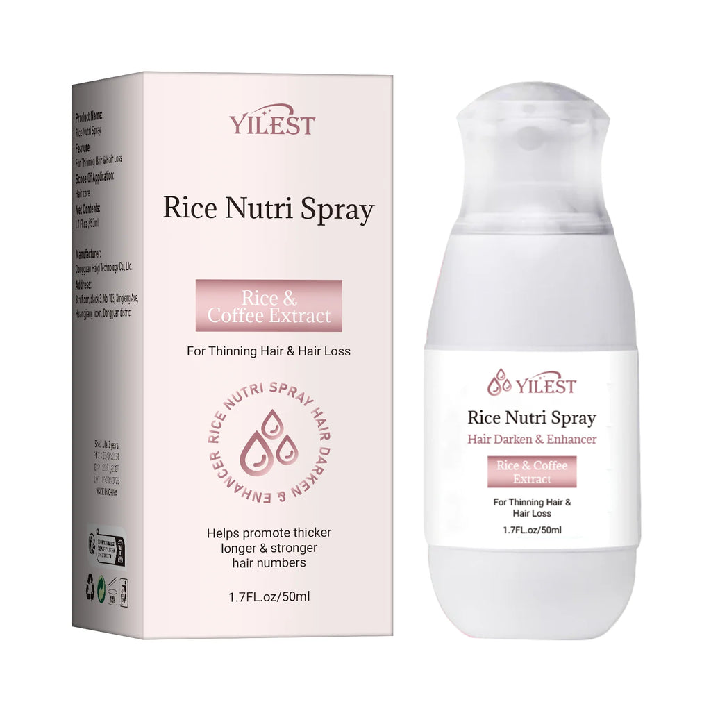 RiceGlow™  Spray para el Crecimiento del Cabello con Agua de Arroz Fermentada-Crecimiento del Cabello, Controlar la Caída del Cabello