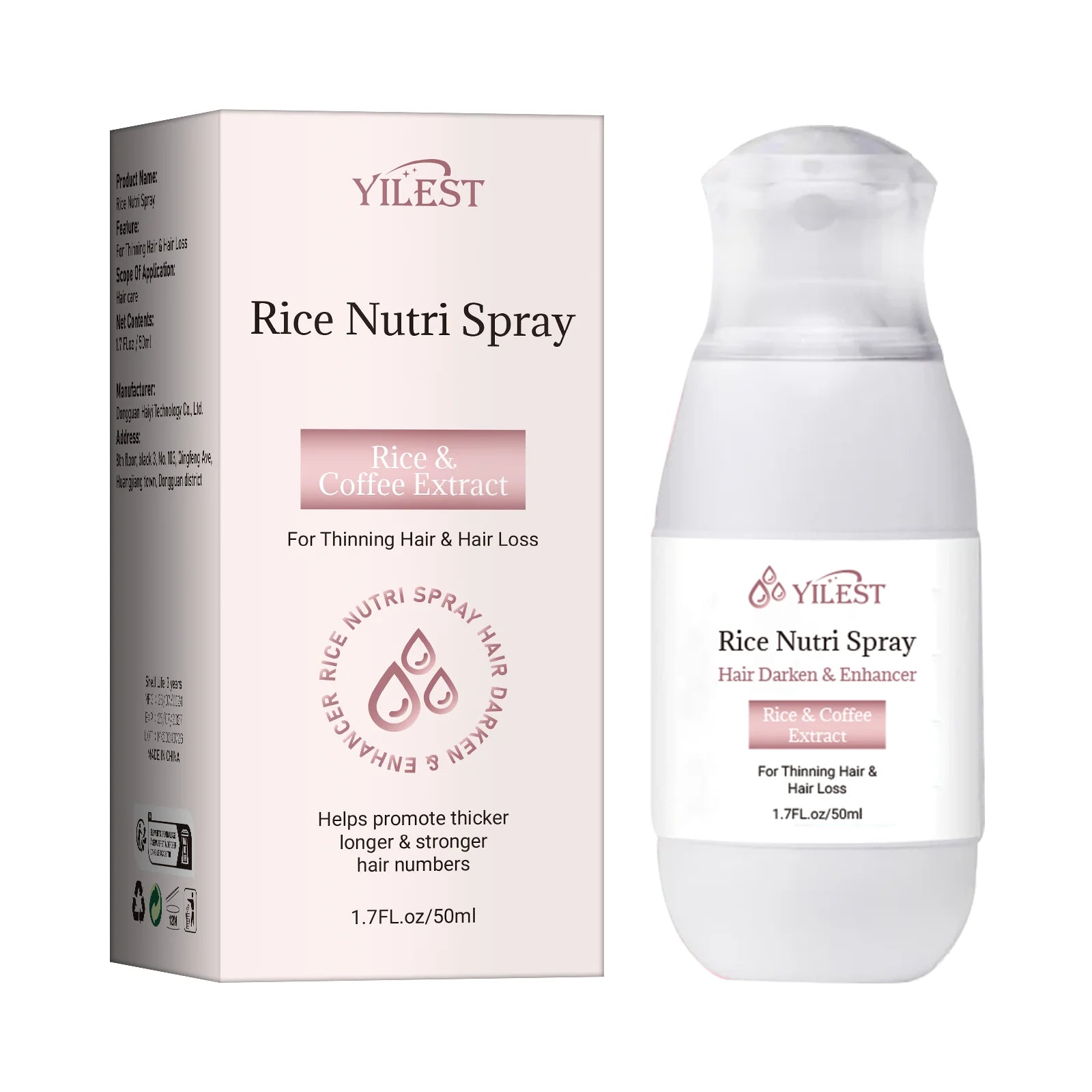 RiceGlow™  Spray para el Crecimiento del Cabello con Agua de Arroz Fermentada-Crecimiento del Cabello, Controlar la Caída del Cabello