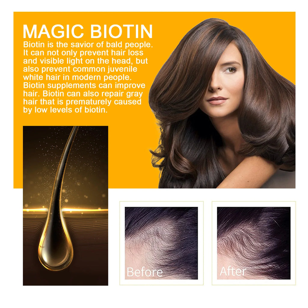 Keratin Silk Spray™ Spray de biotina para el cabello