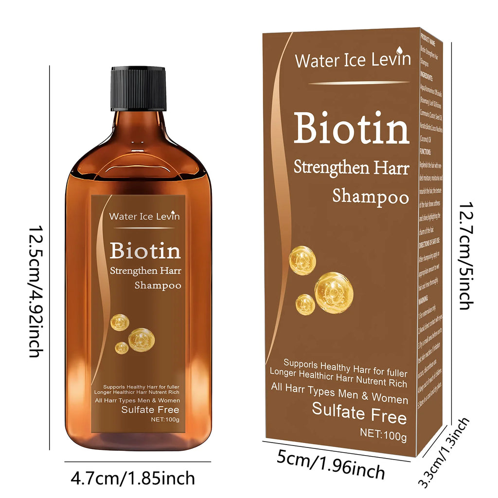 Biotin & Keratin Power Shampoo™ Champú para el crecimiento del cabello con biotina
