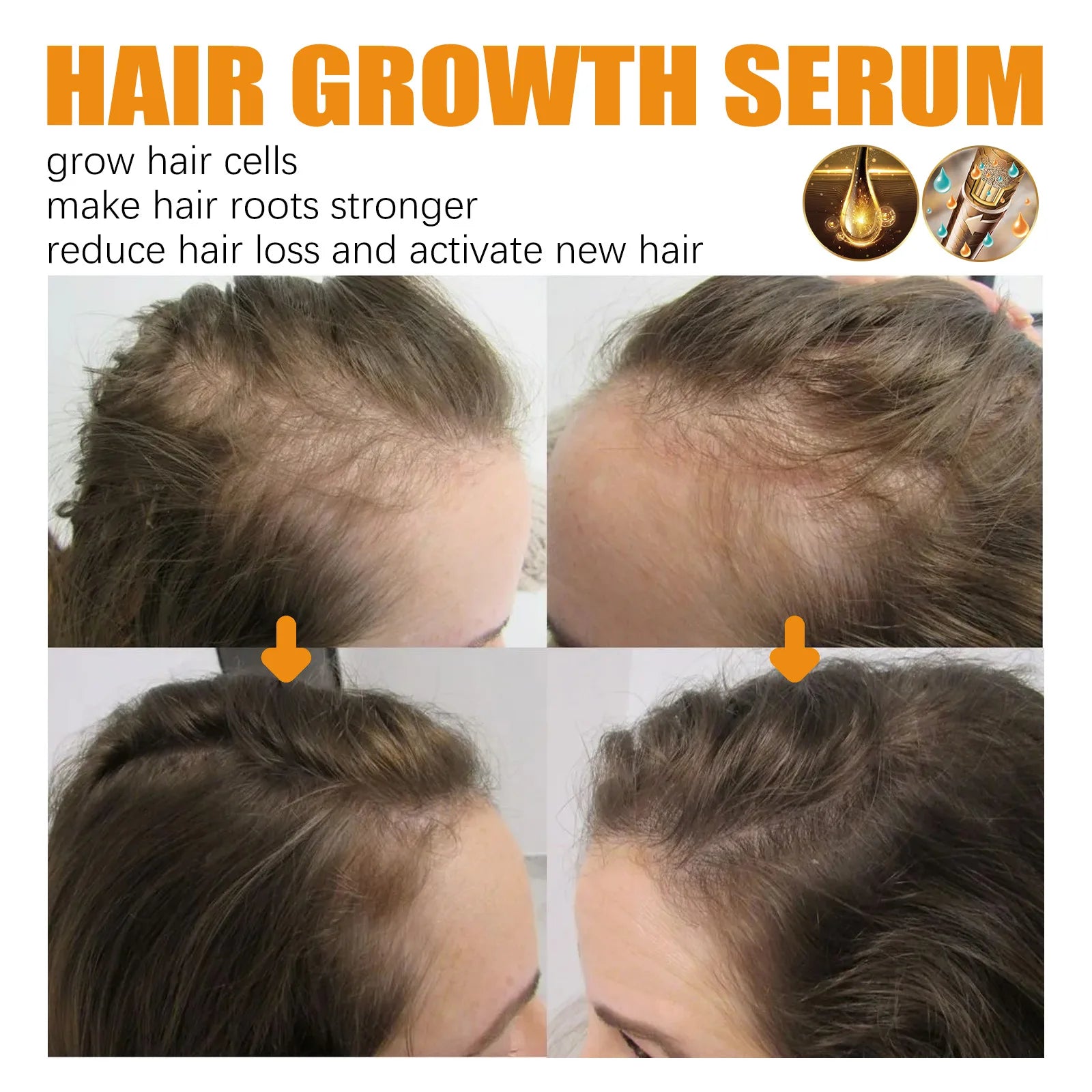 Keratin Silk Spray™ Spray de biotina para el cabello