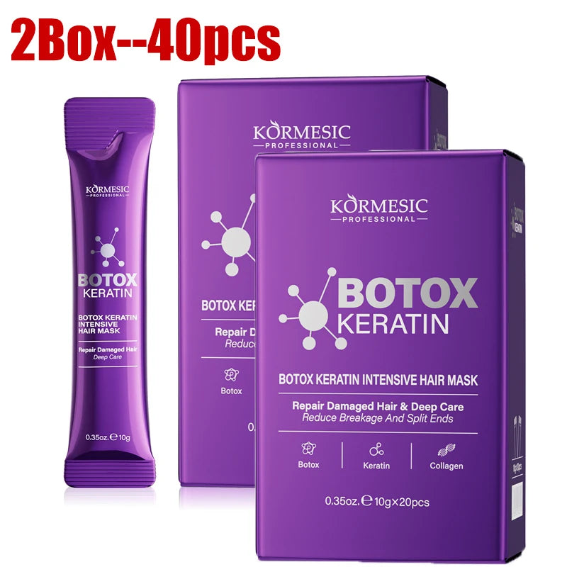 LiquidSilk™ - Mascarilla Capilar de Queratina Mágica, Reparación en 5 Segundos, Cabello Dañado y Encrespado, Suave, Liso, Brillante, Nutrición, Hidratación Profunda, Producto para el Cuidado del Cabello