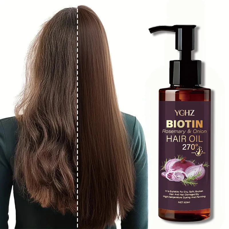 Biotin, Rosemary & Onion Premium Hair Oil™ Aceite Capilar con Biotina, Romero y Cebolla