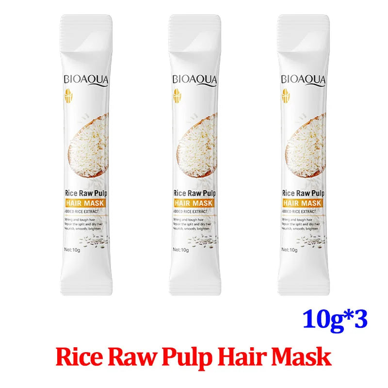 RiceGlow™ | Mascarilla Capilar Reparadora de Arroz - Mascarilla mágica para el cabello con queratina, 10/30/50/100/400g, 5 segundos, reparación de cabello dañado y rizado, suave, suave, brillante, arroz, cuidado hidratante del cabello