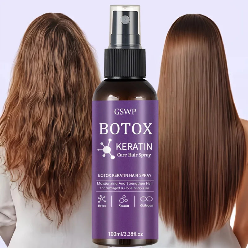 LiquidSilk™ Repair Mist - Botox Keratin Treatment Hair Spray, hidrata y fortalece el cabello, reduce los enredos y las puntas abiertas, no es necesario lavar. 100/200ml
