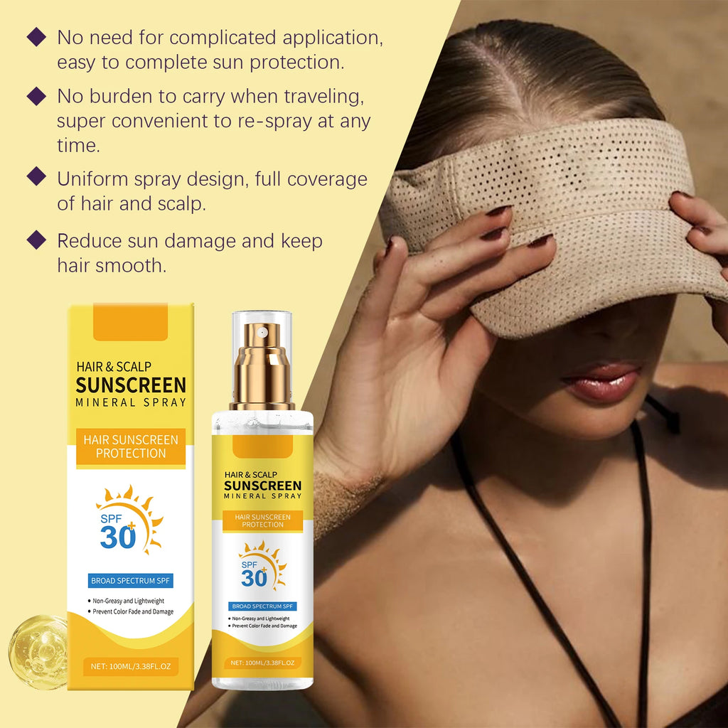SilkRoot™ Hair Sunscreen SPF30 | Protección Solar para el Cabello y Cuero Cabelludo