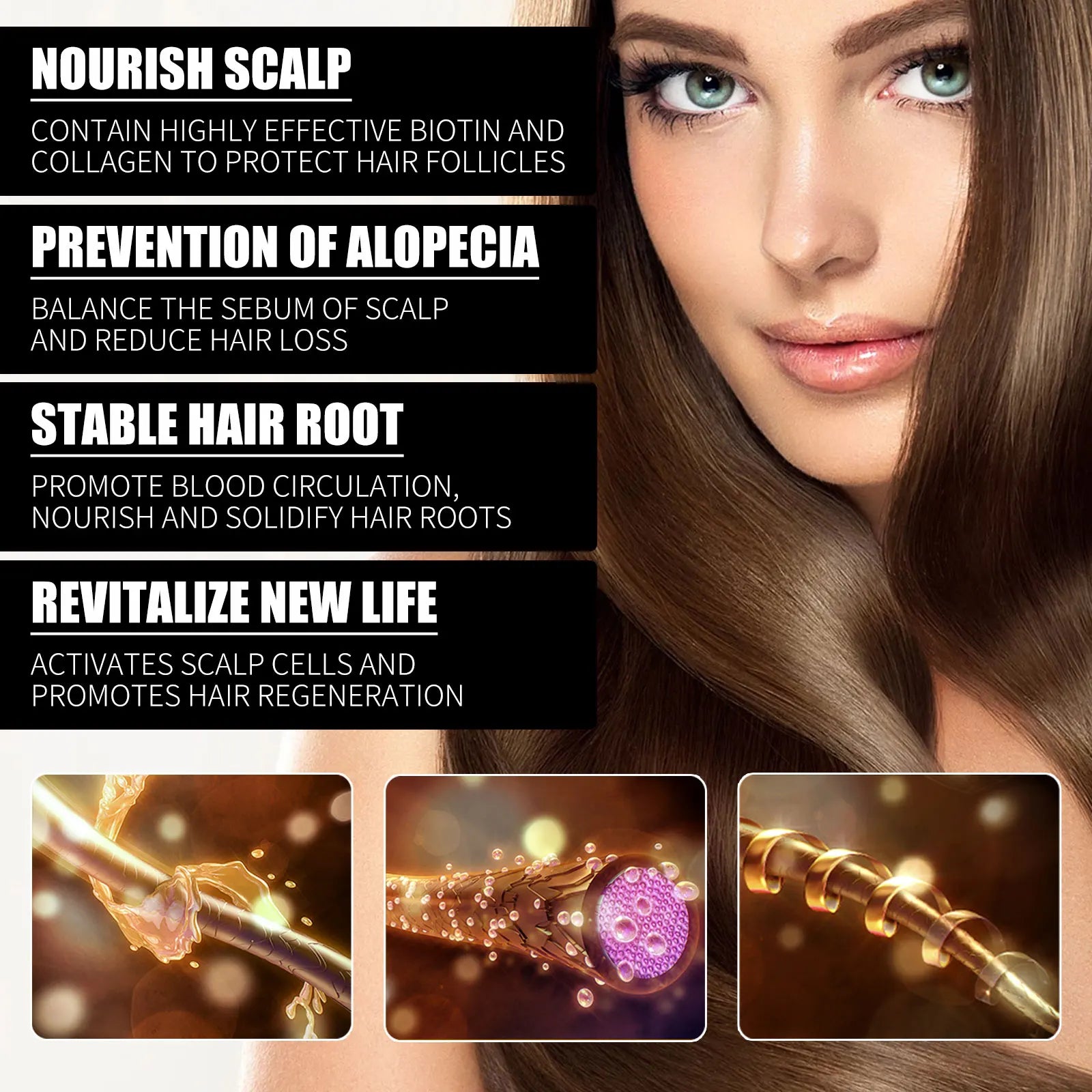 Biotin & Collagen Berry Serum™ Aceite Capilar con Biotina