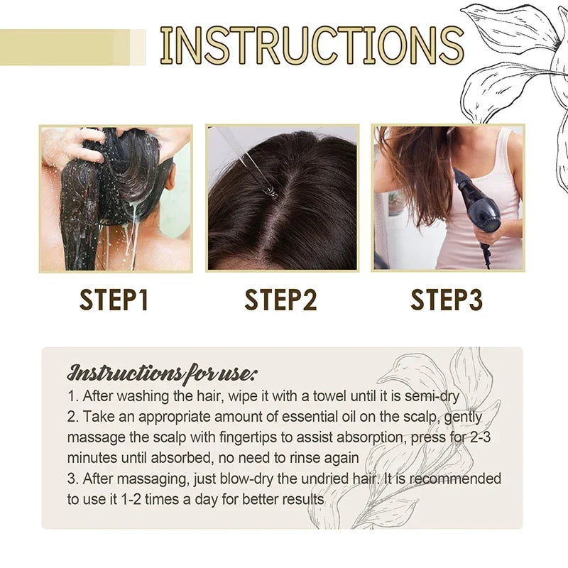 Rosemary & Black Castor Hair Growth Oil™ aceite de romero para el crecimiento del cabello