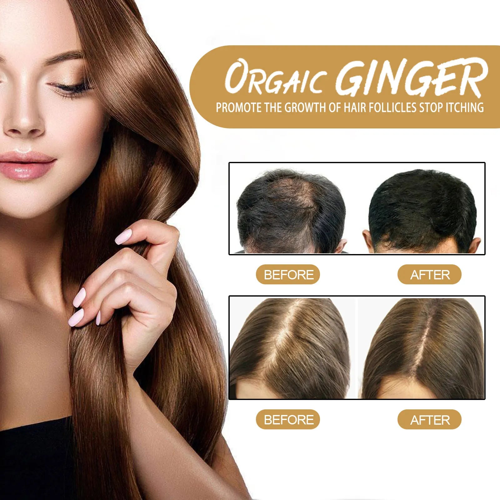 Ginger Hair Growth Bar™ Champú crecimiento rápido