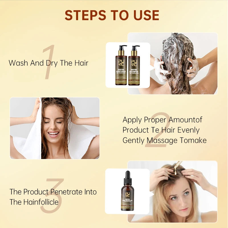 Biotin Full-Growth Ritual™ champú para el crecimiento del cabello, biotina