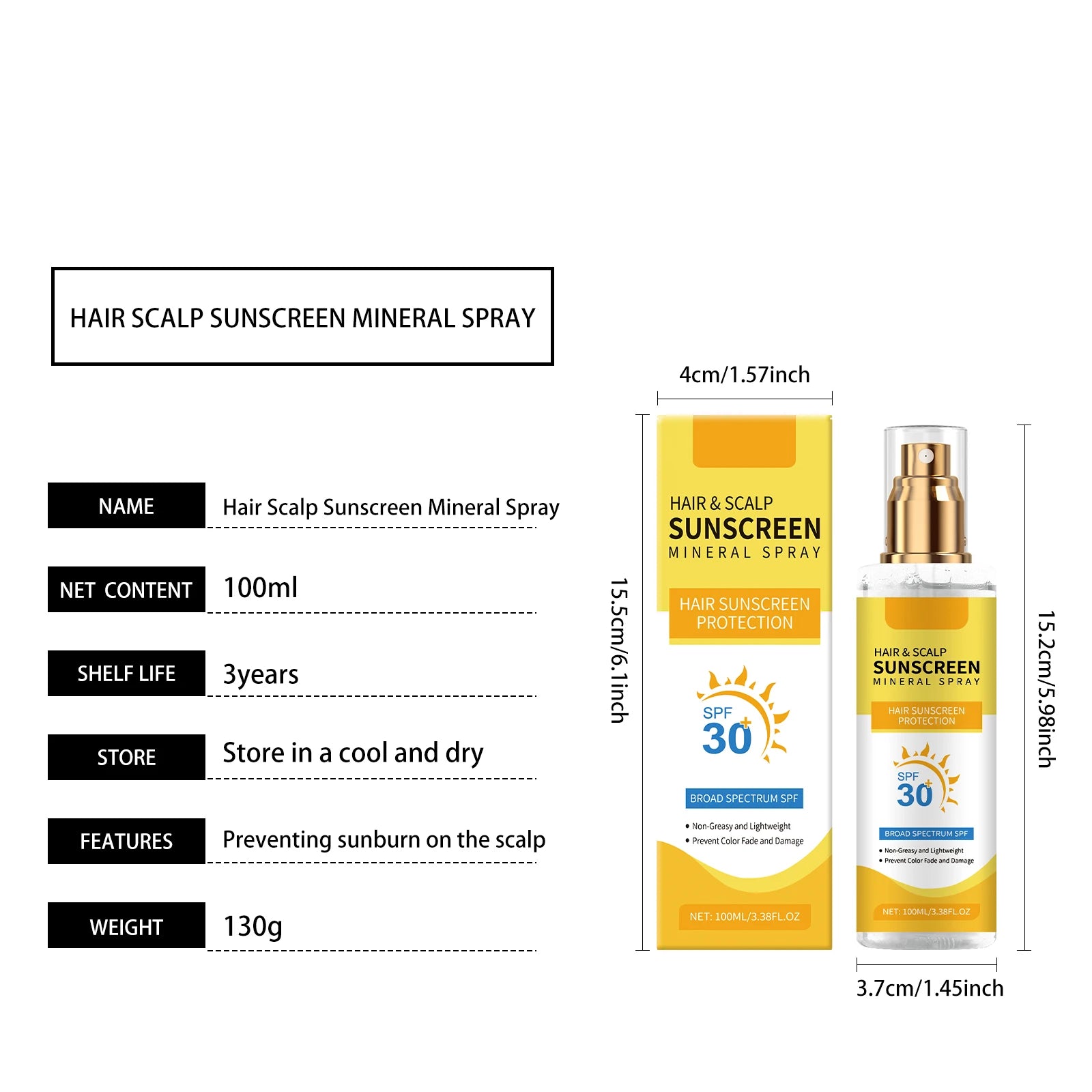 SilkRoot™ Hair Sunscreen SPF30 | Protección Solar para el Cabello y Cuero Cabelludo