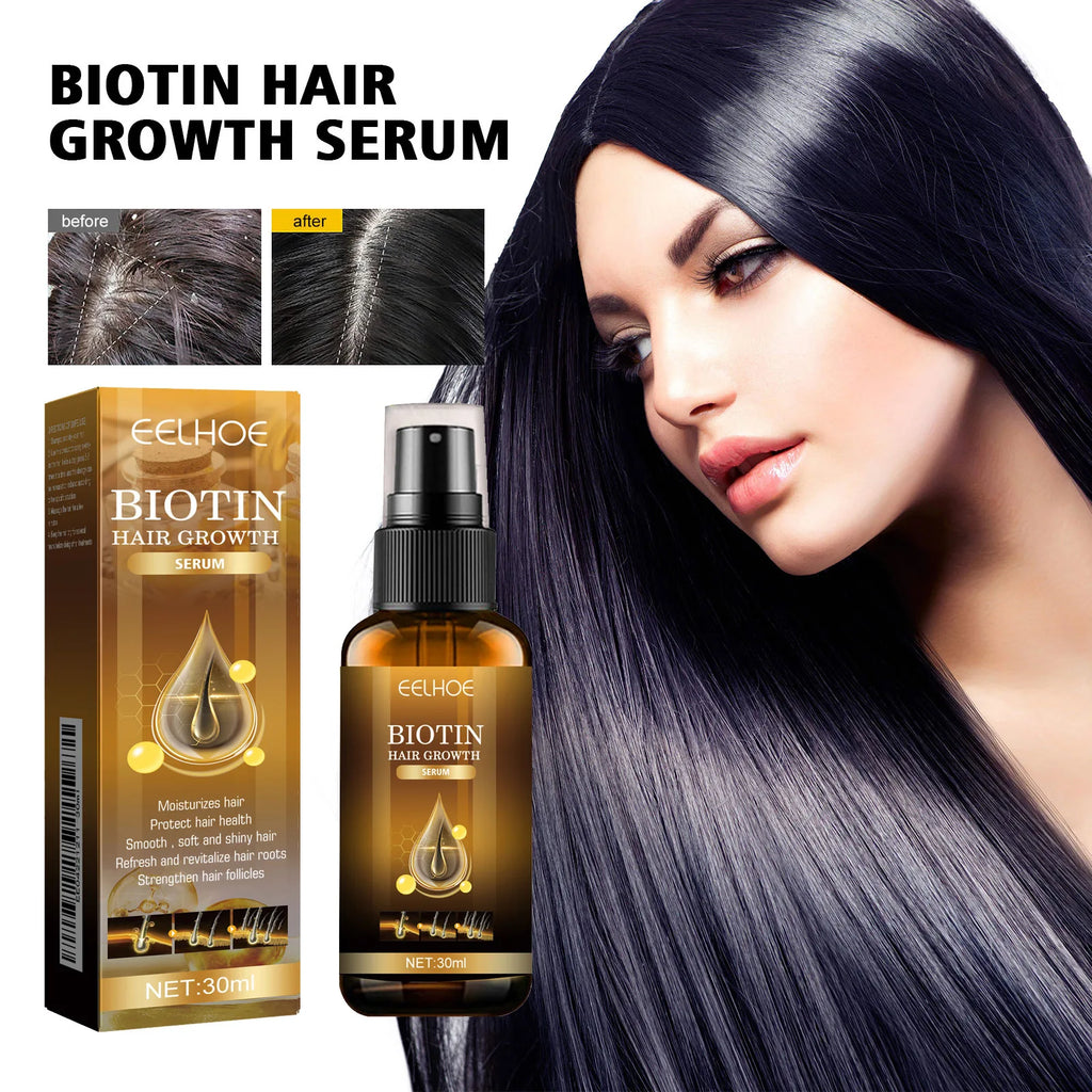 Keratin Silk Spray™ Spray de biotina para el cabello