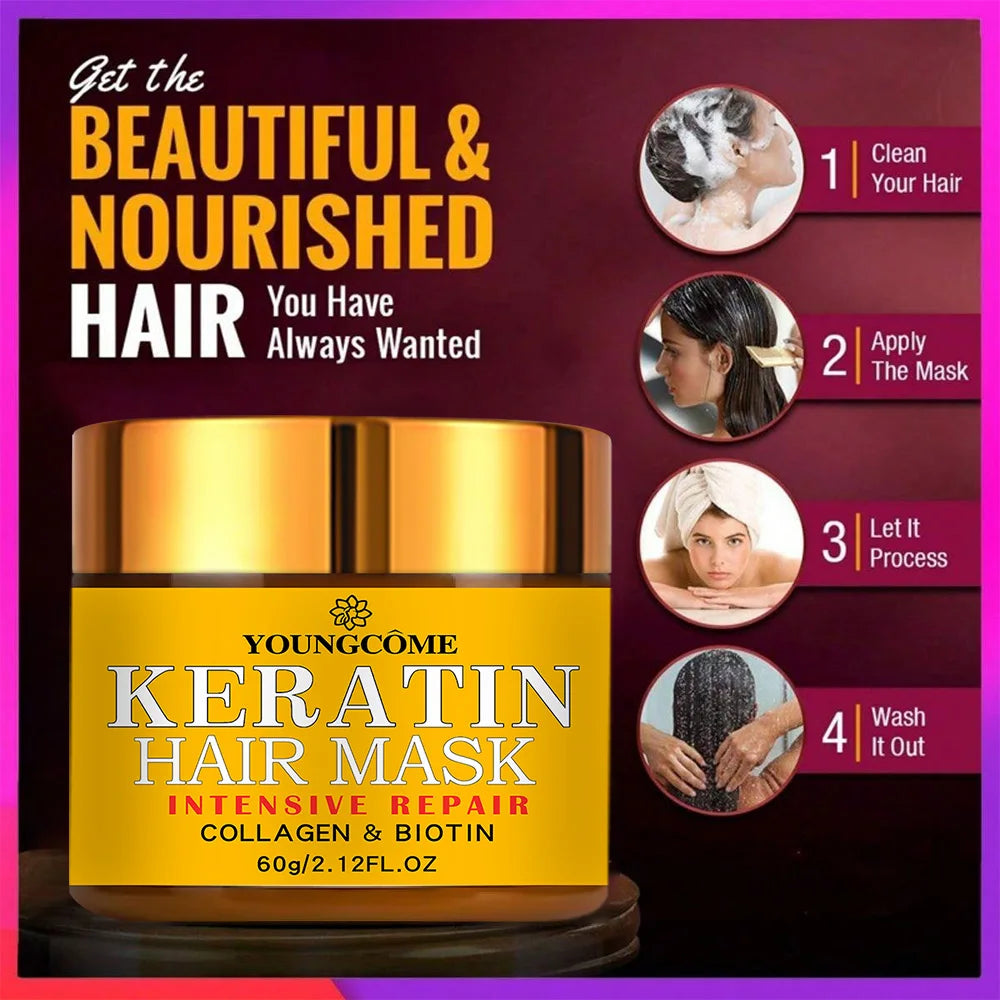 Keratin Intensive Repair Mask™ Mascarilla reparadora del cabello