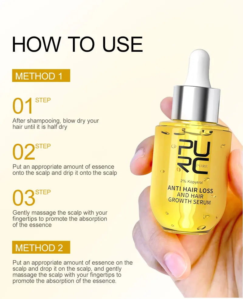 Golden Serum™ - Suero para el crecimiento del cabello