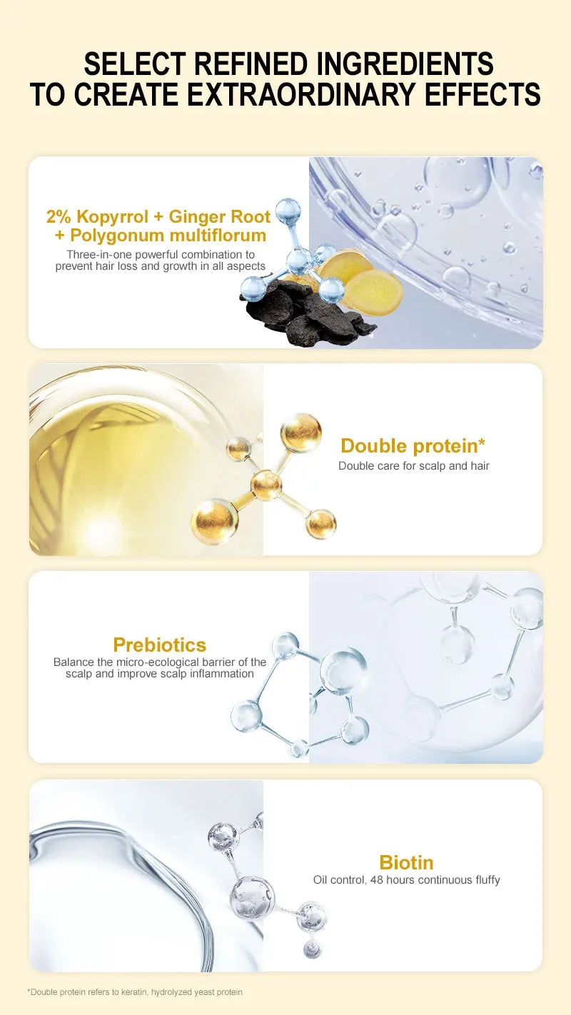 Golden Serum™ - Suero para el crecimiento del cabello