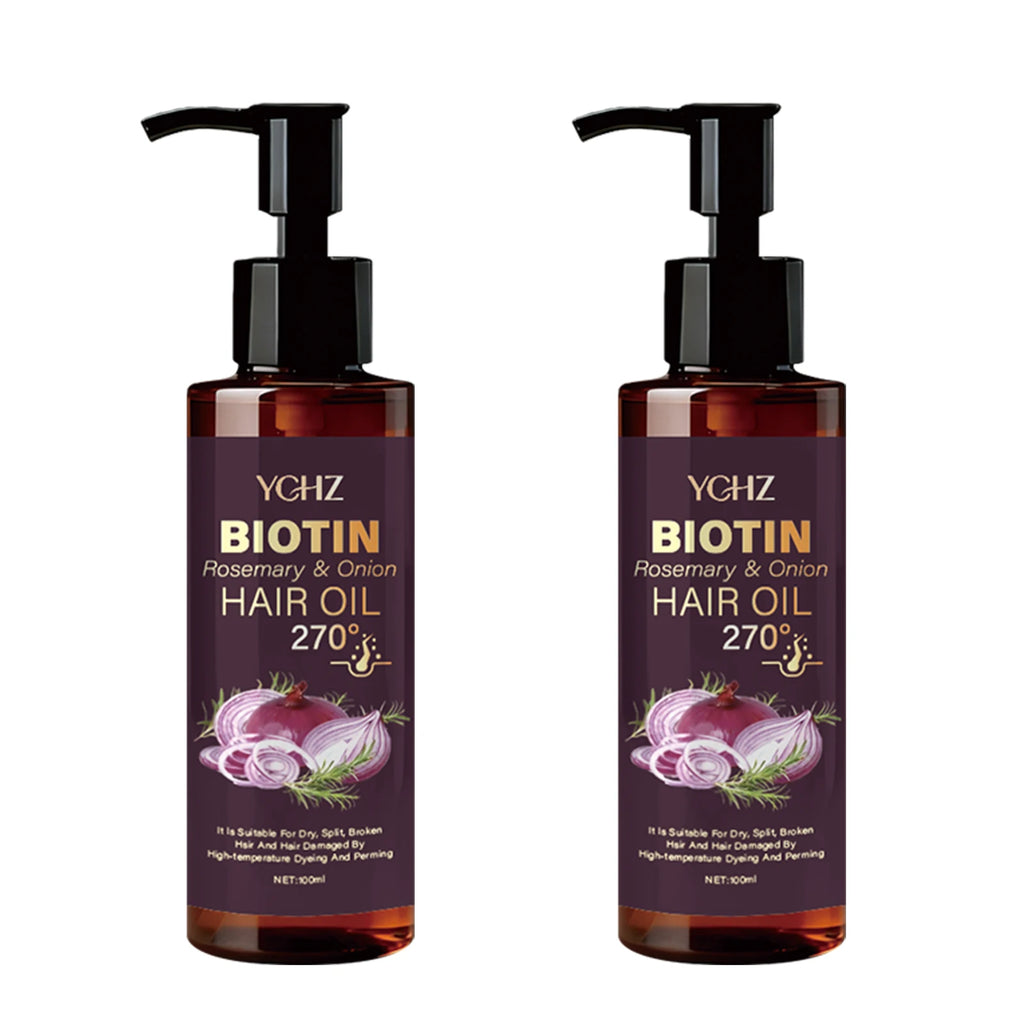 Biotin, Rosemary & Onion Premium Hair Oil™ Aceite Capilar con Biotina, Romero y Cebolla