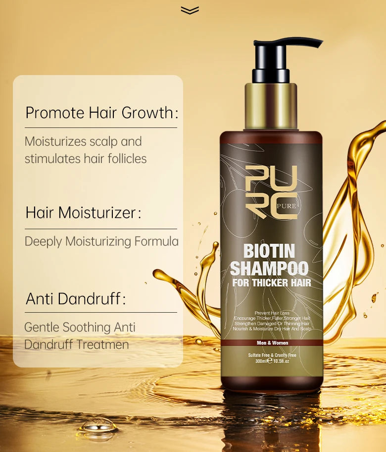 Biotin Full-Growth Ritual™ champú para el crecimiento del cabello, biotina