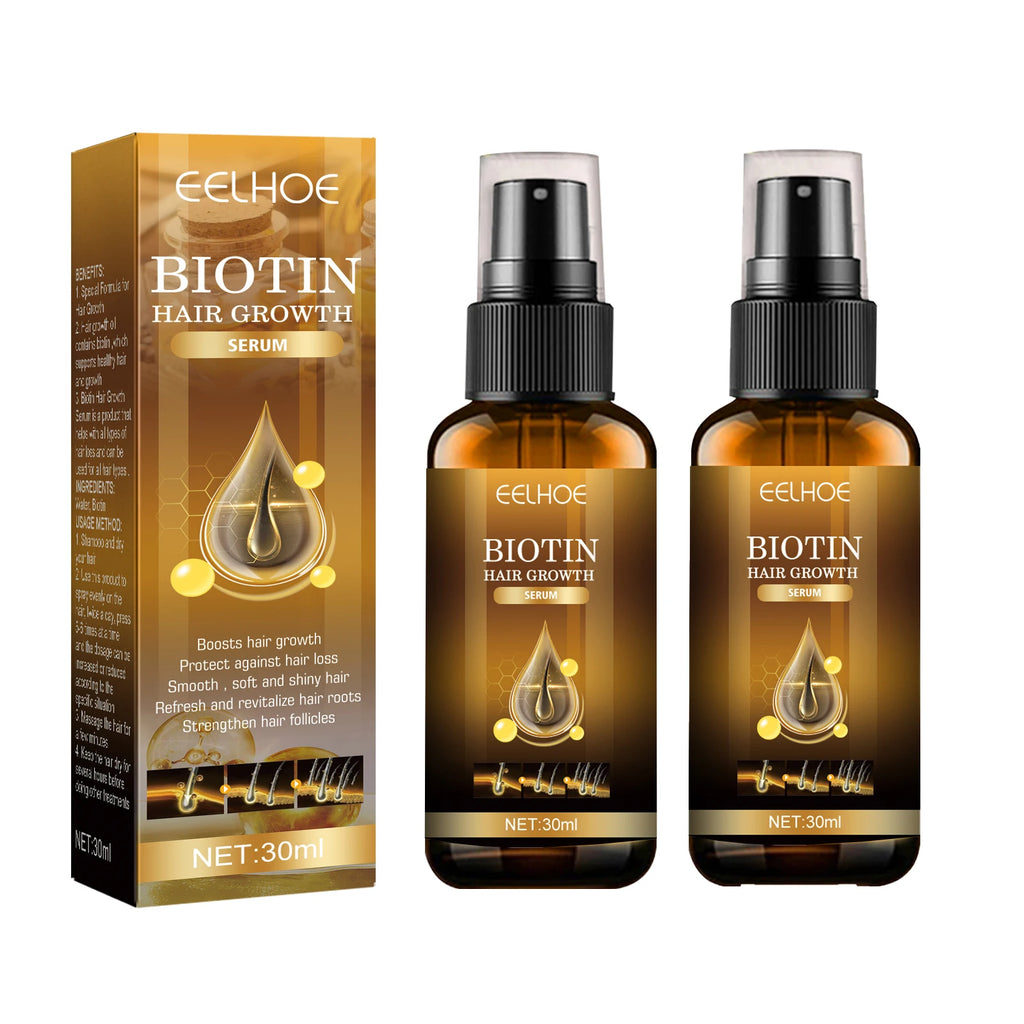 Keratin Silk Spray™ Spray de biotina para el cabello
