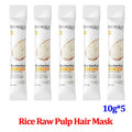 RiceGlow™ | Mascarilla Capilar Reparadora de Arroz - Mascarilla mágica para el cabello con queratina, 10/30/50/100/400g, 5 segundos, reparación de cabello dañado y rizado, suave, suave, brillante, arroz, cuidado hidratante del cabello
