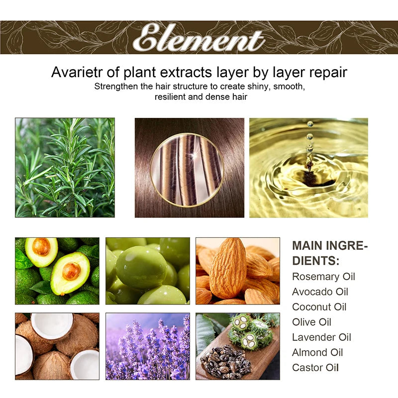 Rosemary & Black Castor Hair Growth Oil™ aceite de romero para el crecimiento del cabello