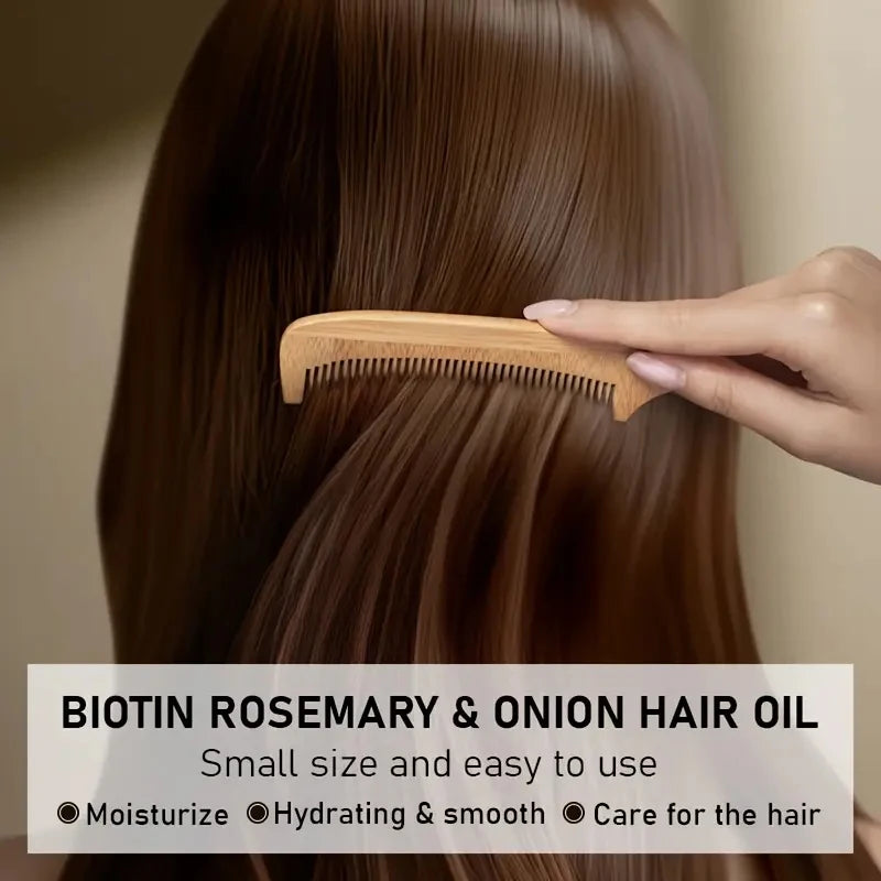 Biotin, Rosemary & Onion Premium Hair Oil™ Aceite Capilar con Biotina, Romero y Cebolla