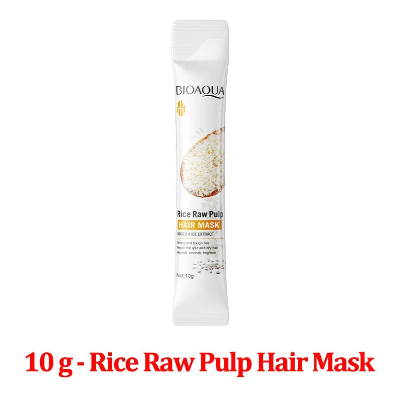 RiceGlow™ | Mascarilla Capilar Reparadora de Arroz - Mascarilla mágica para el cabello con queratina, 10/30/50/100/400g, 5 segundos, reparación de cabello dañado y rizado, suave, suave, brillante, arroz, cuidado hidratante del cabello